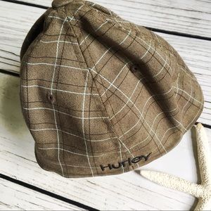 Hurley Accessories - Hurley • Logo Flex Fit Cap Plaid Print Hurley Accessories - Hurley • Logo Flex Fit Cap Plaid Print